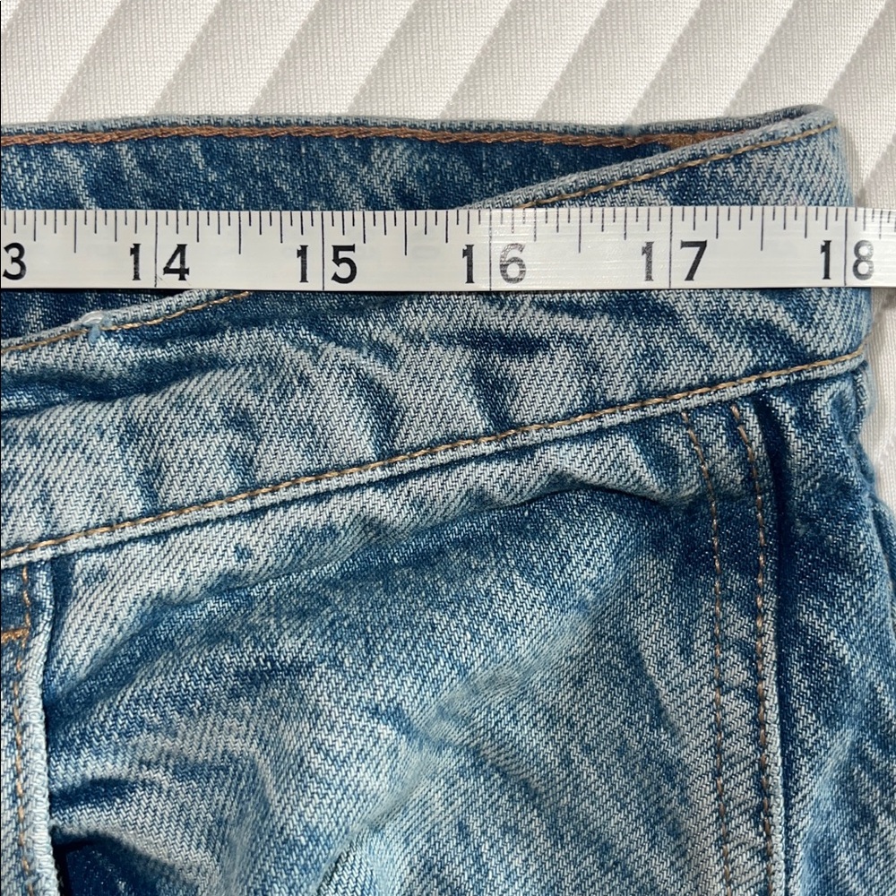 We The Free Good Luck Mid Rise Barrel Jeans Sz 32 - Picture 12 of 12